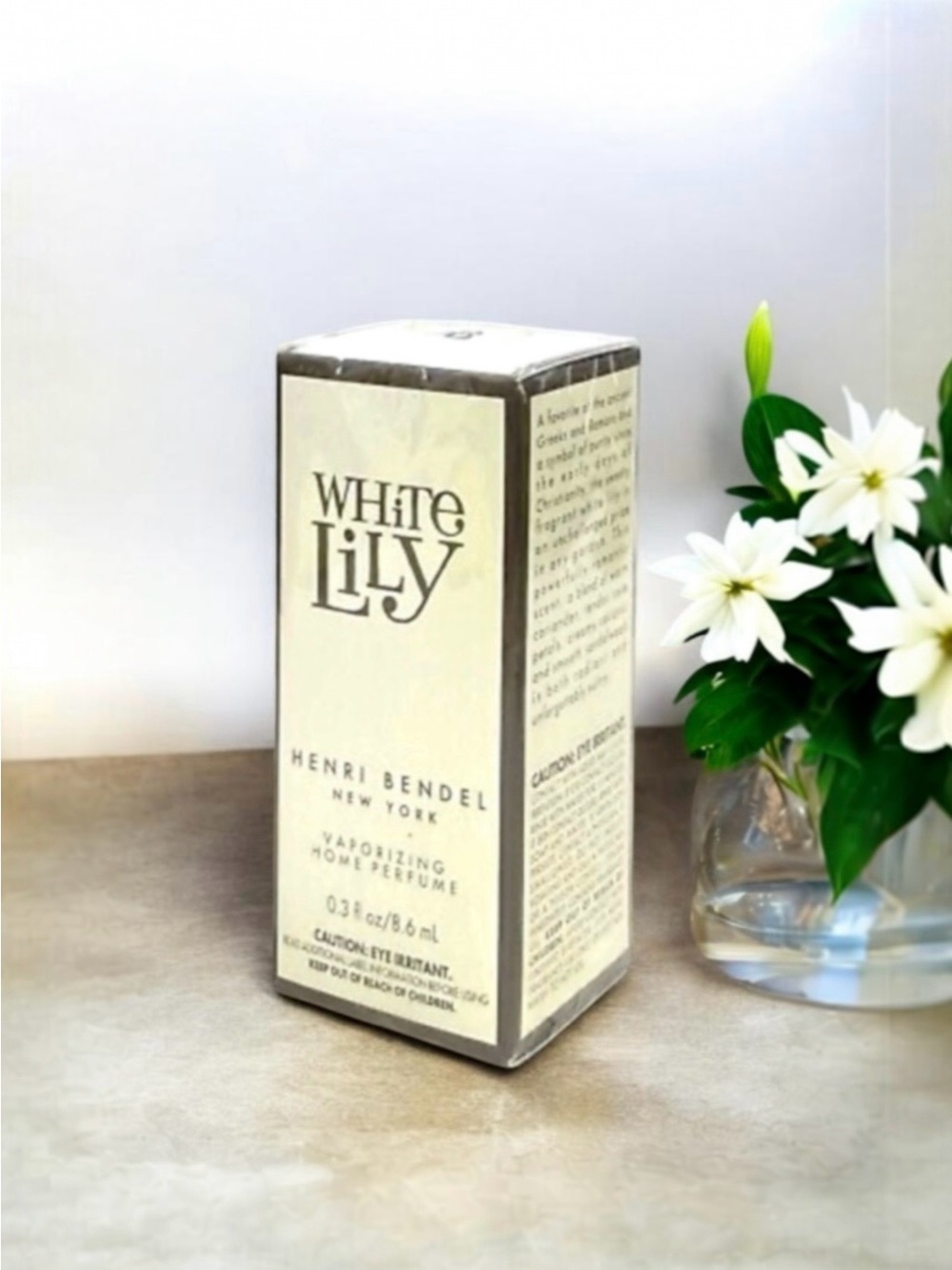🆕💞RARE Discontinued Henri Bendel Vaporizing Diffuser Oil • WHITE LILY • 0.3 oz